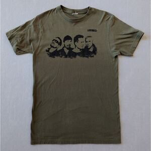 U2 360° Tour Concert T-Shirt 2009-2011 Army Green Men's Size M